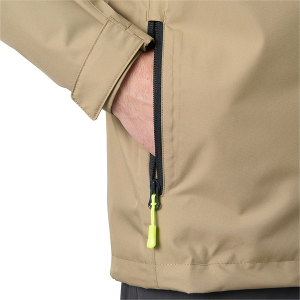2026 Helly Hansen Mens Crew Hooded Sailing Jacket 2.0 34443 - Pebble